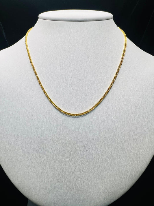 22KT Gold Franco Link Chain 4gm