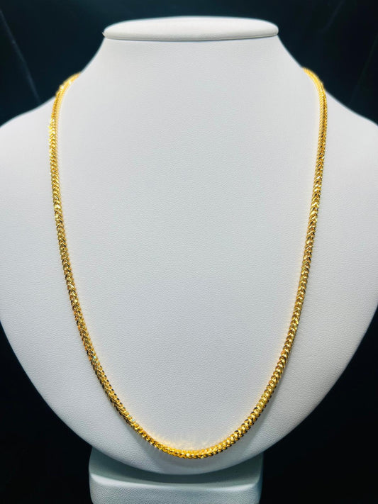 22KT Gold Franco Link Chain 25.3gm