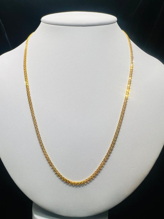 22KT Gold Box Franco Chain 9.8gm