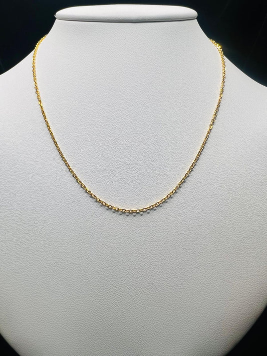 22KT Gold Petite Link Chain 4.7gm