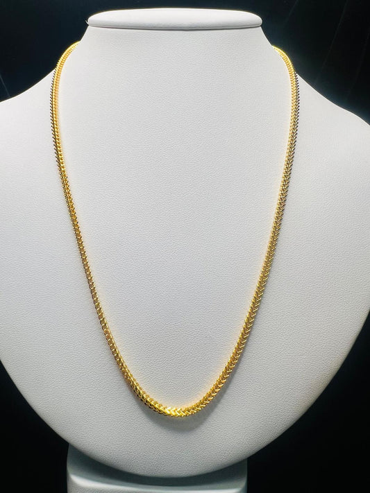 22KT Gold Classic Chain 9.8gm