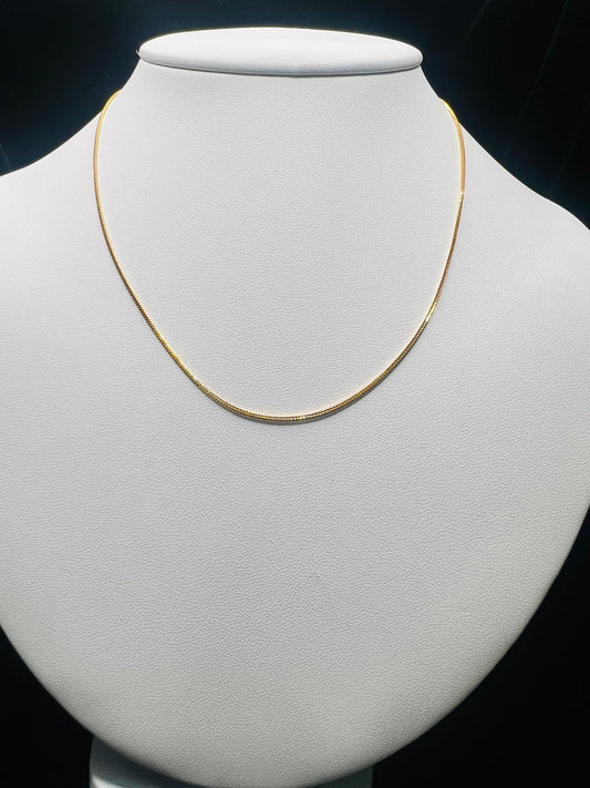 22KT Gold Snake Chain 1.5gm
