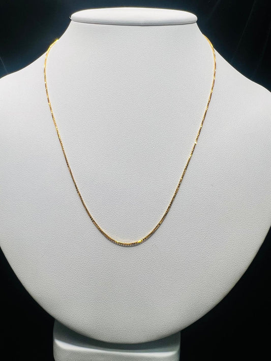 22KT Gold Box Link Chain 2.9gm