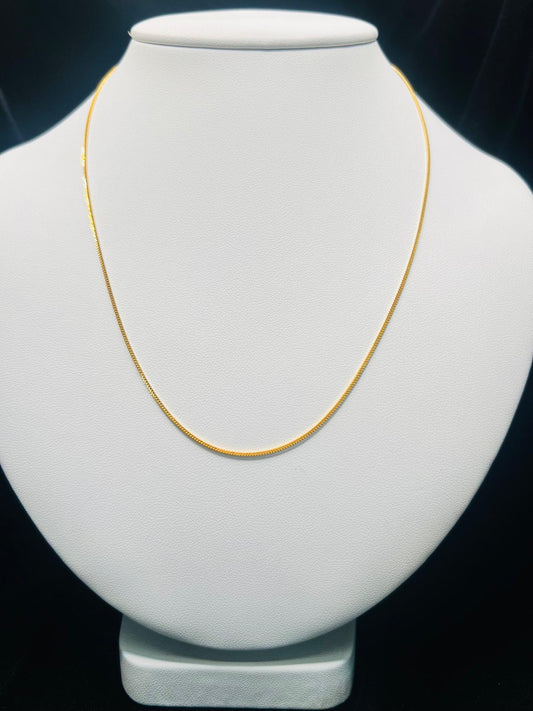 22KT Gold Snake Chain 1.8gm