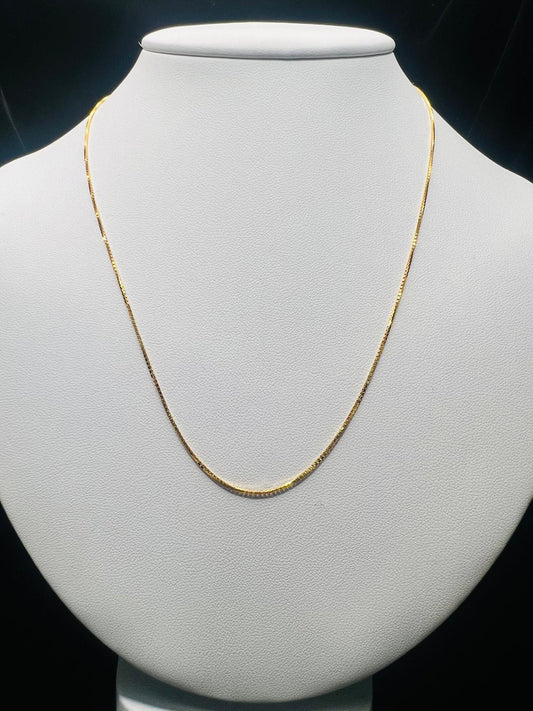22KT Gold Box Chain 3.6gm