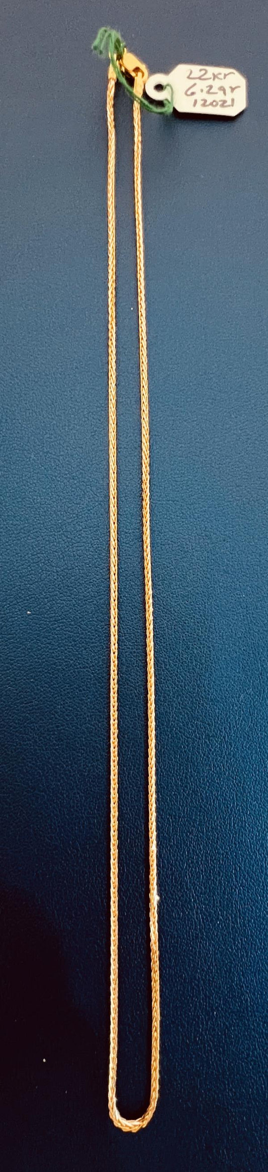 22KT GOLD CHAIN 18" 6.2GM