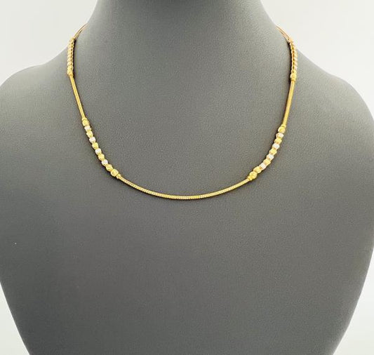 22KT GOLD FANCY CHAIN 7.2GM