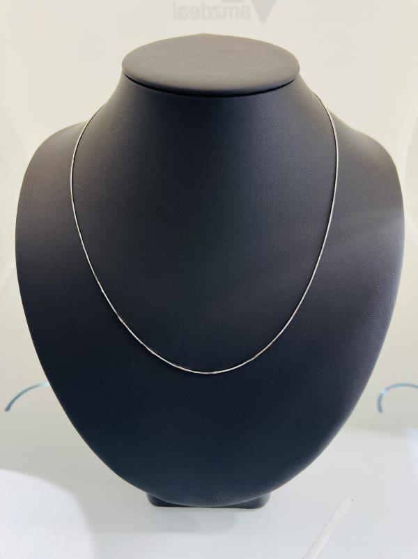 18KT WHITE GOLD CHAIN 2.1GM