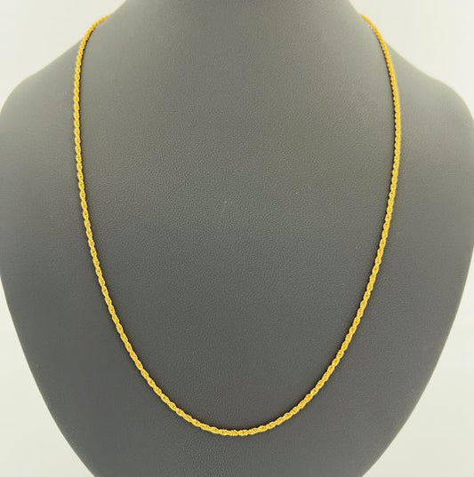 22KT GOLD CHAIN 9.1GM