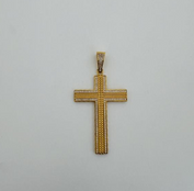 21KT GOLD CROSS CHARM 12.7GM