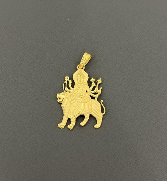 22KT GOLD DURGA MAA CHARM 5.6GM
