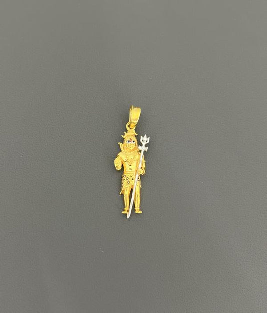 22KT GOLD LORD SHIVA CHARM 4.9GM