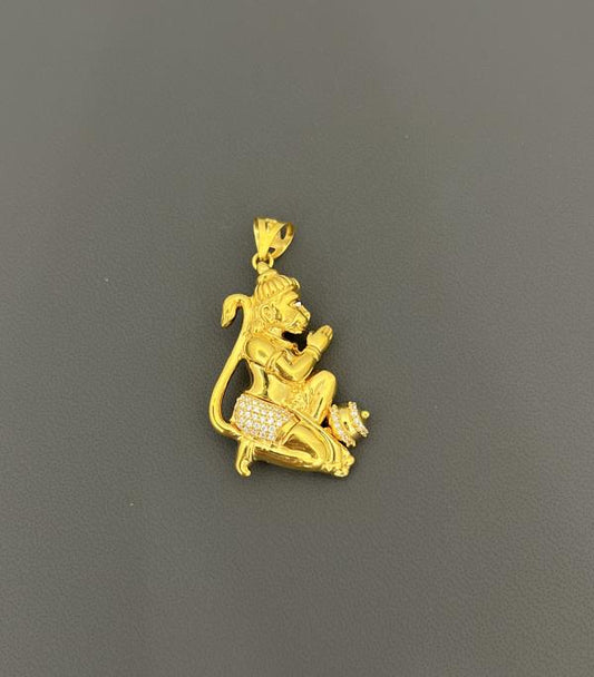22KT Gold Hanuman Charm 5.6GM