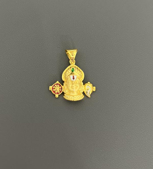 22KT GOLD VENKATESHWAR SWAMY CHARM 4.4GM