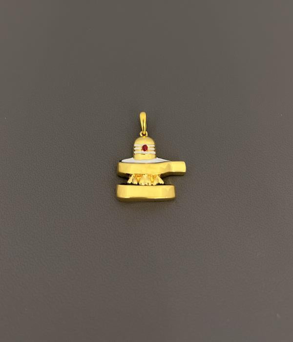 22KT Gold Shiva Ling Charm 6.7GM