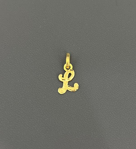 22KT Gold Initial L 1.9GM