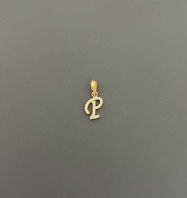 22KT Gold Initial P 1.7GM