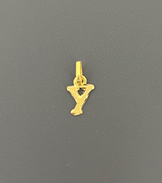 22KT GOLD INITIAL Y 1.1GM