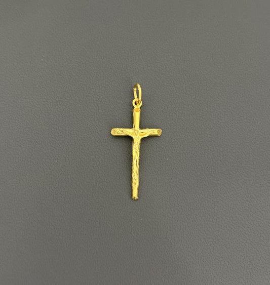 22KT GOLD CROSS CHARM 2.4GM