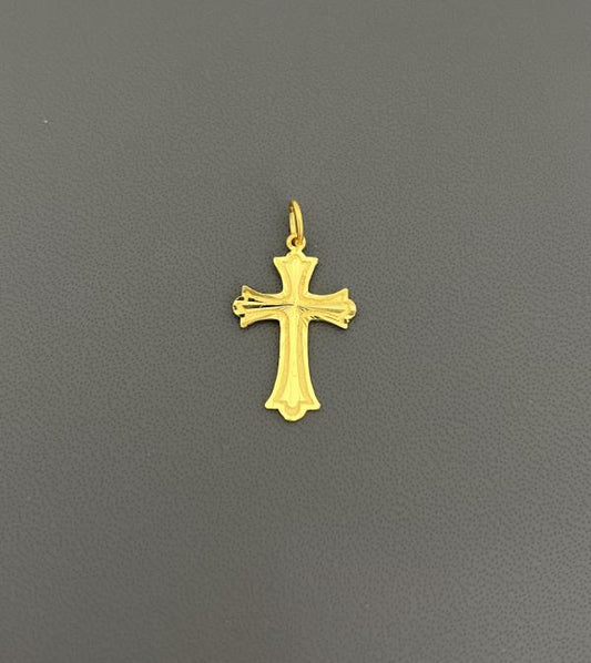 22KT GOLD CROSS CHARM 1.8GM