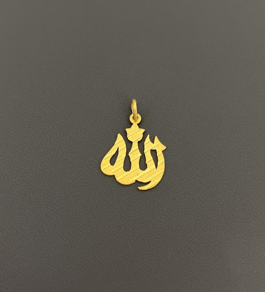 22KT Gold Allah Charm 3.4GM