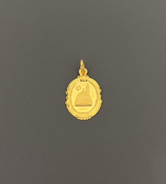 22KT Gold Allah Charm 1.9GM