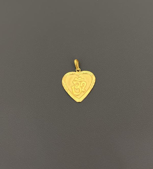 22KT GOLD OM CHARM 1.5GM