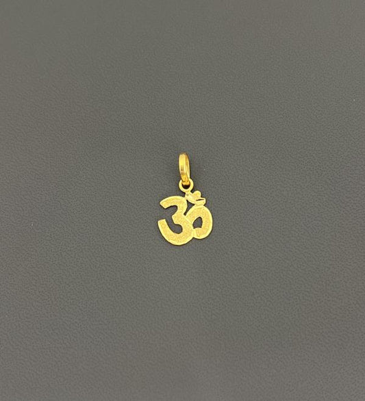 22KT GOLD OM CHARM 1.6GM