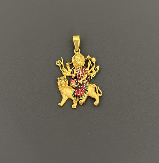 22KT Gold Durga Maa Charm 9.4GM