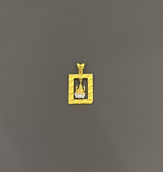 22KT Gold  Lakshmi Charm 3.9GM