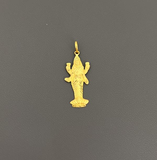 22KT Gold Lakshmi Charm 2.7GM