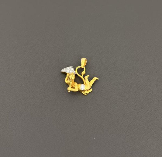 22KT Gold Hanuman Charm 5.2GM