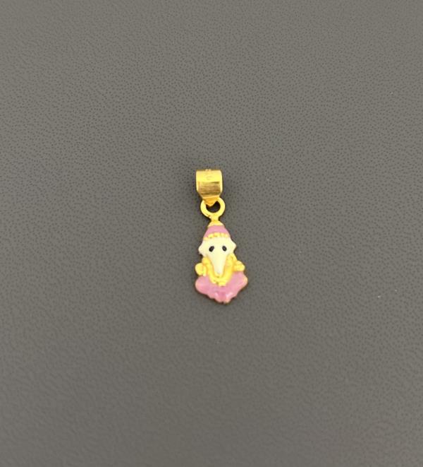 22KT Gold Ganesh Charm 1.6GM