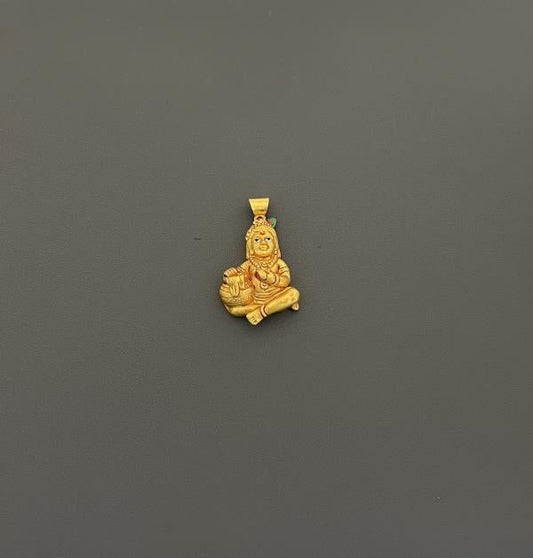 22KT Gold Krishna Charm 5.5GM