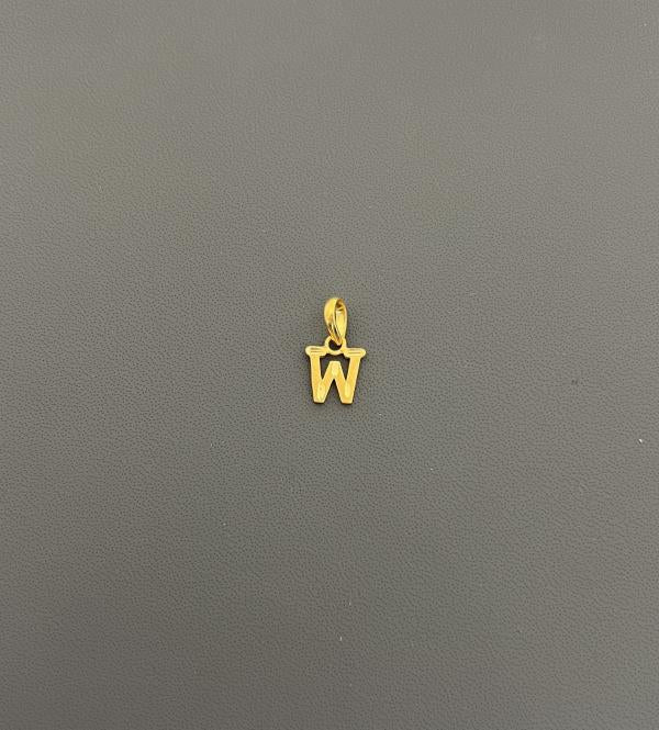 22KT Gold Initial W 1.7GM