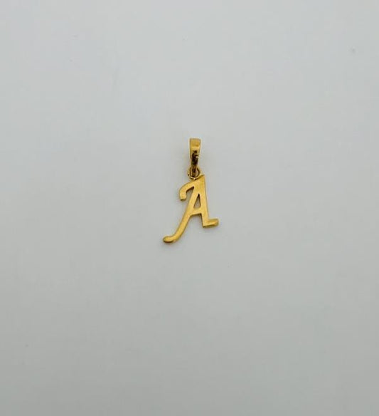 22KT GOLD INITIAL A 1.8GM