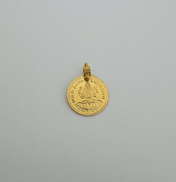 22KT GOLD LAKSHMI CHARM 1.9GM