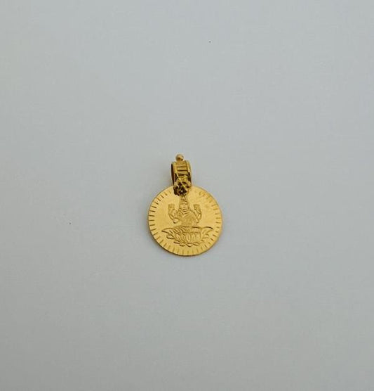 22KT GOLD LAKSHMI CHARM 0.7GM