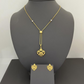 22KT GOLD COLOR STONE SET 15.3 GM