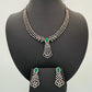 18KR DIAMOND/EMERALD NECKLACE ONLY, GW: 22.43GM, DIA WT: 1.72CT, EMR: 2.05CT