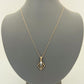 18KR DIAMOND NECKLACE GW: 2.78GM, DIA WT: 0.06CT
