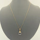 18KR DIAMOND NECKLACE GW: 2.69GM, DIA WT: 0.10CT