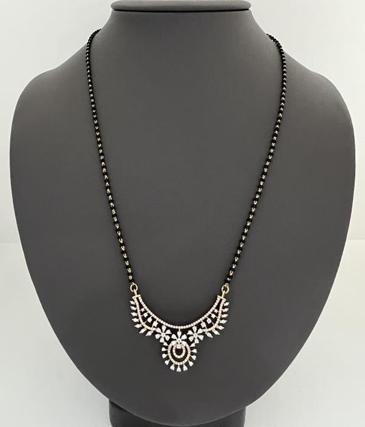 18KT DIAMOND MANGALSUTRA 1.04 CT