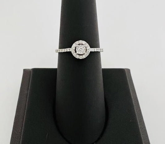 18 KW DIAMOND RING 0.28 CT