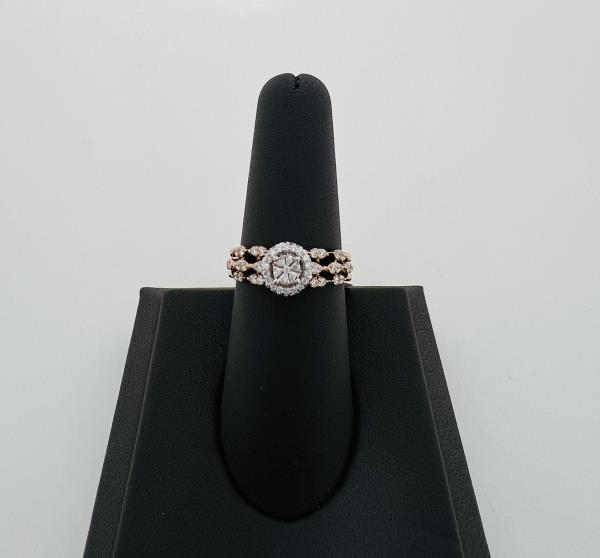 18KR DIAMOND RING GOLD WT: 3.36GM, DIA WT: 0.49CT