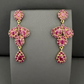 22KT Gold Ruby Earrings 11.1 GM