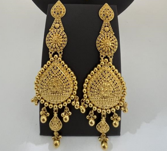 22KT Gold Earrings 22GM