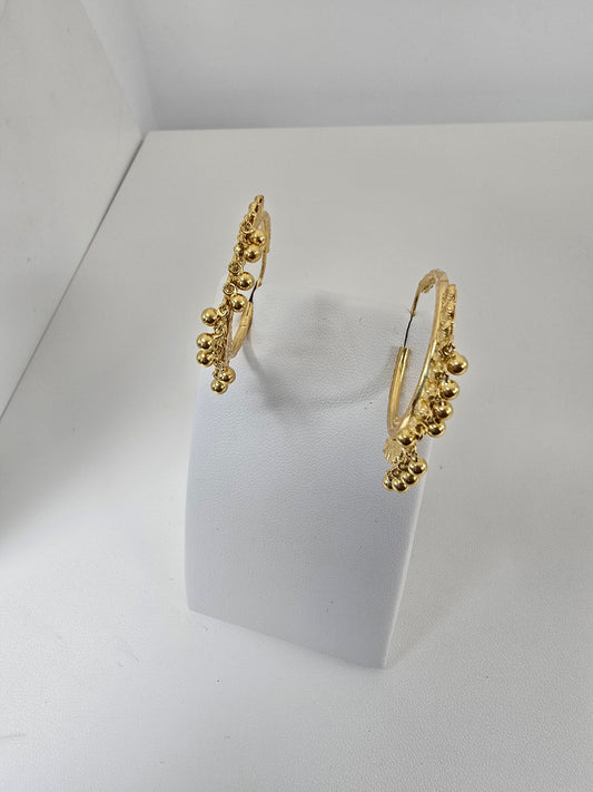 22KT GOLD EARRINGS 9.9GM