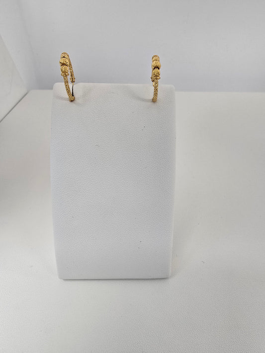 22KT GOLD  EARRINGS  1.9 GM