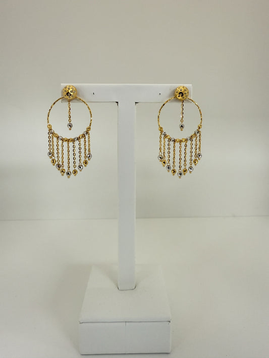 22KT GOLD  EARRINGS  10.4 GM